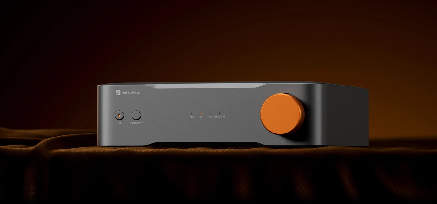 Fosi Audio S3 – Streamer HiFi équilibré DAC et préamplificateur