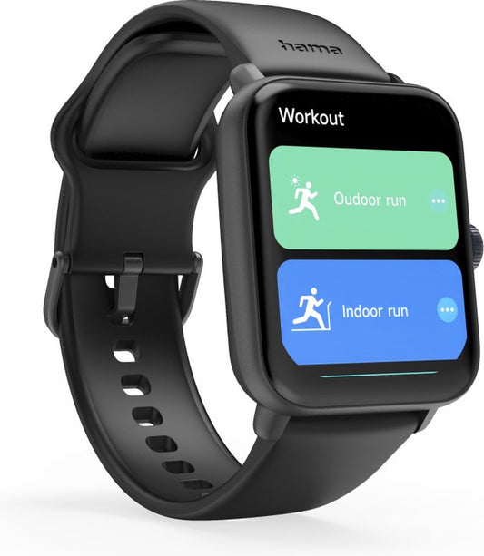 Hama Smartwatch 6010 – Montre Connectée GPS 44 mm avec Téléphonie, Étanche, Écran TFT