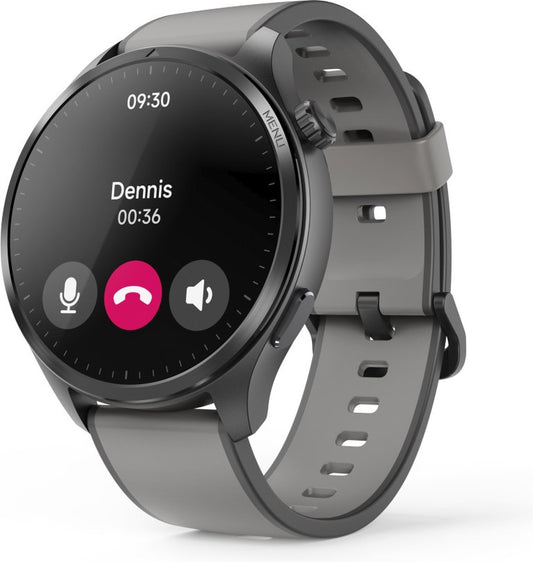 Hama Smartwatch 9000 – Montre connectée Anthracite avec Appels, Bluetooth, Double GPS, AMOLED 36 mm, Étanche