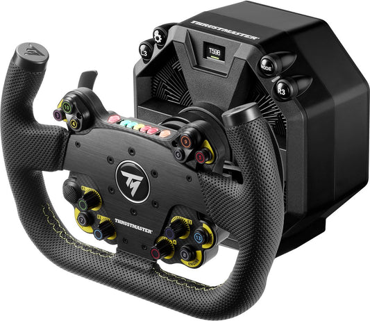 Thrustmaster T598 Servo Base + EVO Racing 31U Leather + Raceline Pedals III LC – Kit simracing Direct Drive – PC / PS4 / PS5