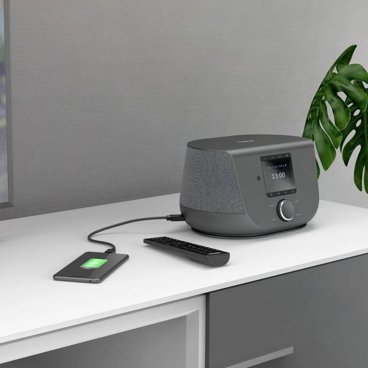 Hama Radio Numérique "DIR3300SBT" FM/DAB/DAB+/Radio Internet/App/Bluetooth® – Noir