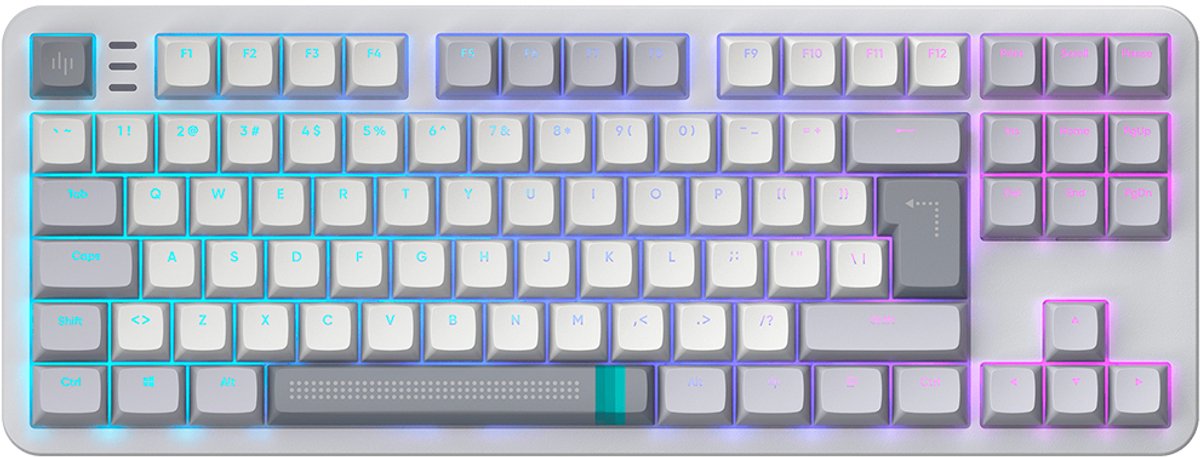 Dark Project ALU Daylight – Clavier mécanique gaming ISO (DE)