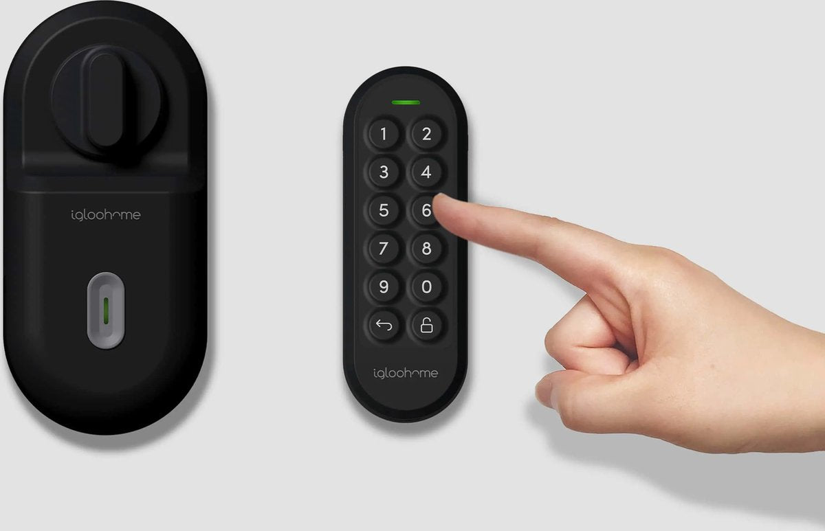 Igloohome Retrofit + Clavier + Passerelle Wi-Fi – Pack de contrôle d’accès intelligent complet