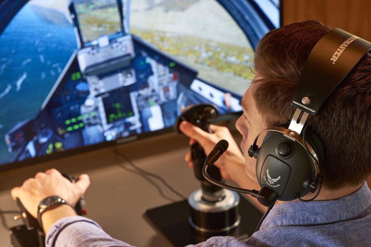 Thrustmaster Hotas Warthog - Système de contrôle de vol - Joystick et manette des gaz pour PC - métal - pour PC