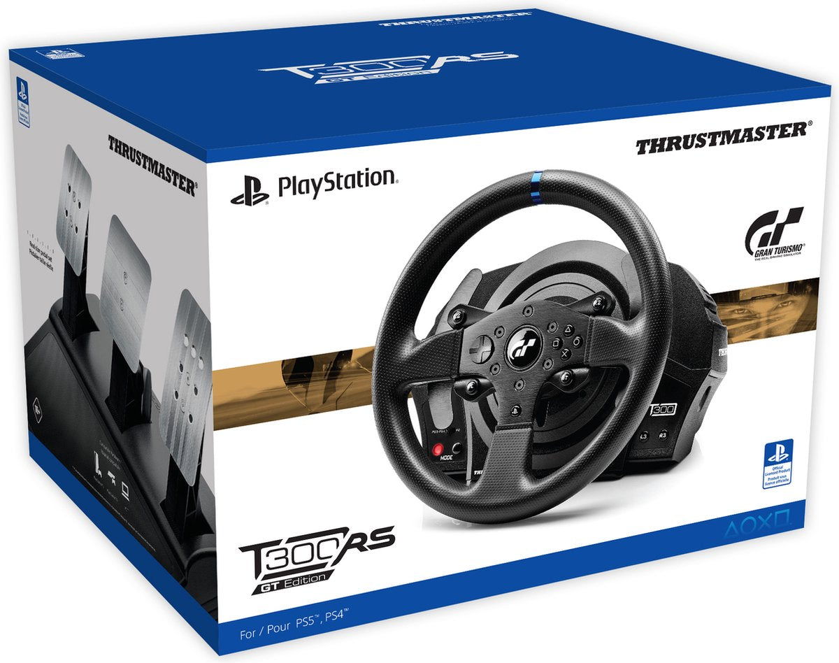Playseat Evolution + Thrustmaster T300 RS GT – Siège + Volant – Noir – PC / PS5 / PS4