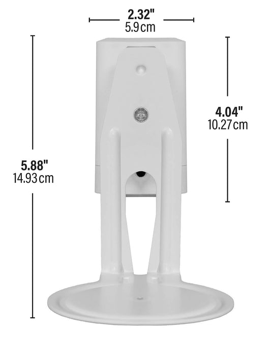 Sanus Support Mural WSWME11-W2 pour Enceinte Sonos Era 100 – Blanc