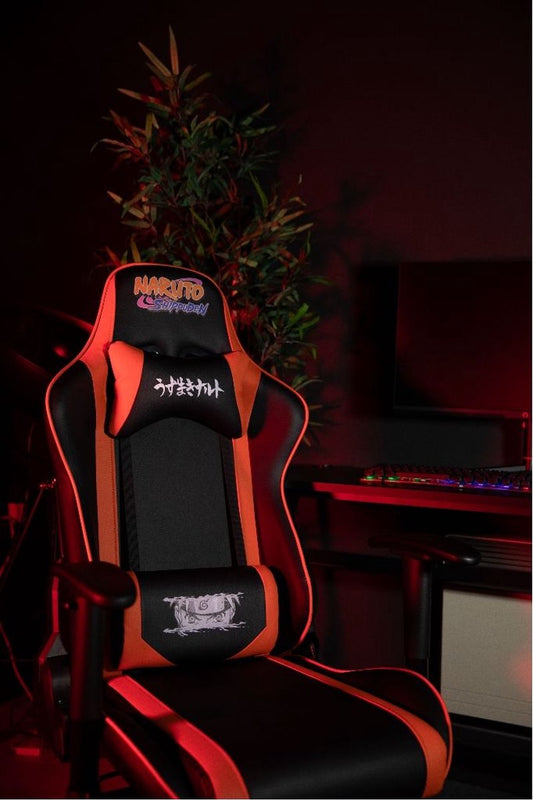 Naruto - Chaise Gaming Premium - Pivotante 360° - Jusqu'à 150 kg - Réglable - Ergonomique