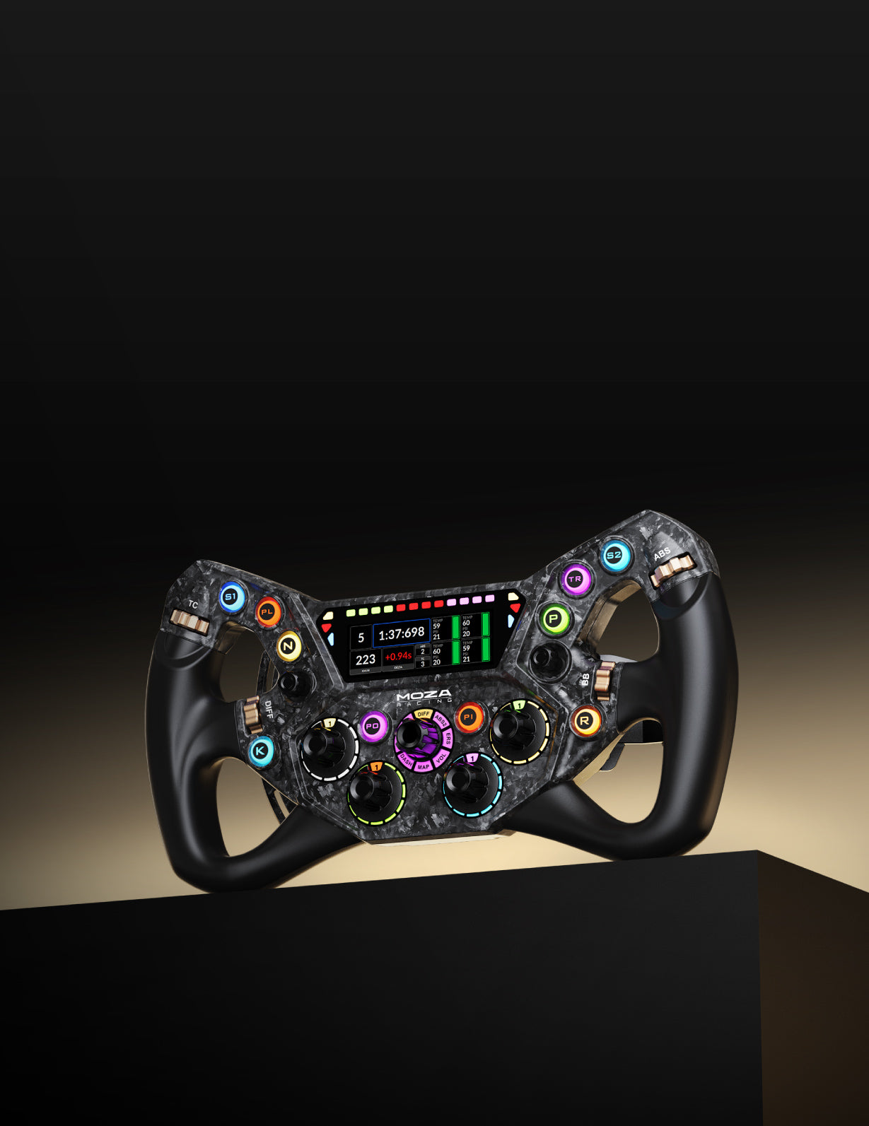 MOZA KS Pro Steering Wheel – Volant de course Formula/GT – PC