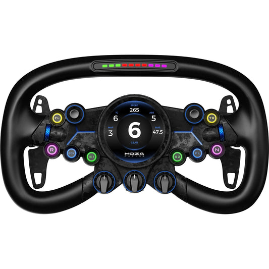Moza Racing Vision GS, Volant (Noir/carbone)