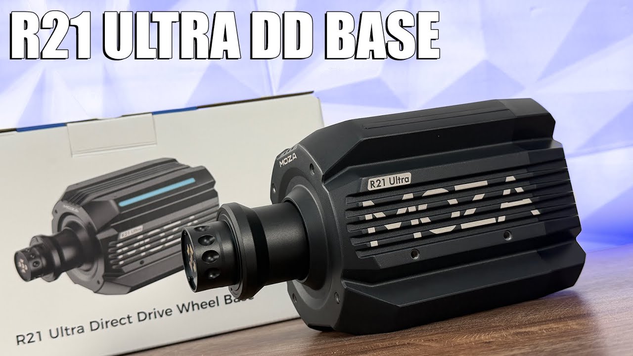 MOZA R21 Ultra Direct Drive Wheel Base – Base Direct Drive – PC