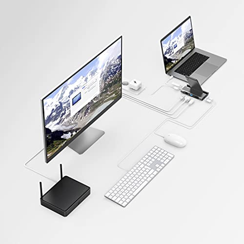 Hama 7in1-USB-C--dockingstation voor 3x USB-A 3.1, HDMIO, VGA, LAN, USB-C (PD)