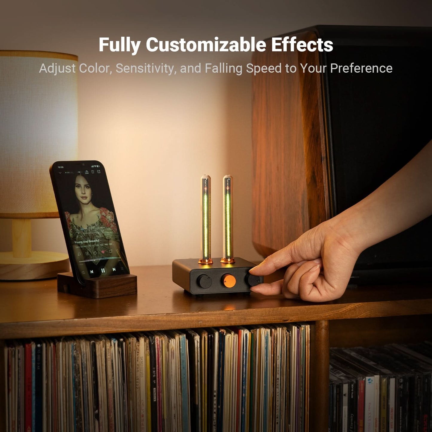 Fosi Audio AH-01A - Lumière musicale - Music Rhythm Visualizer Light - Effets lumineux synchronisés