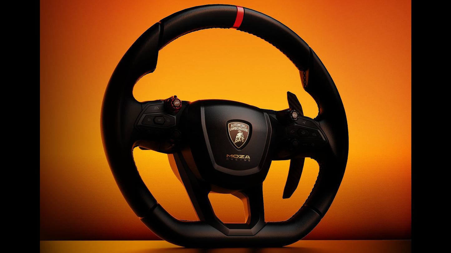 MOZA Lamboghini Revuelto – Volant Sim Racing Haute Performance