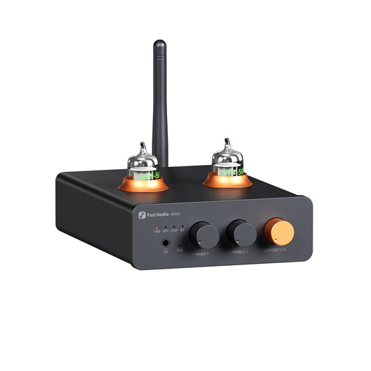 Fosi Audio GR40 – DAC à Tube HiFi avec Amplificateur Casque et Préampli – Décodage USB/Optique/Coaxial Haute Résolution