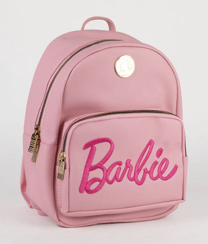 Barbie - Petit Sac à Dos - 27 cm x 21 cm - Double Fermeture Éclair - 3 Compartiments