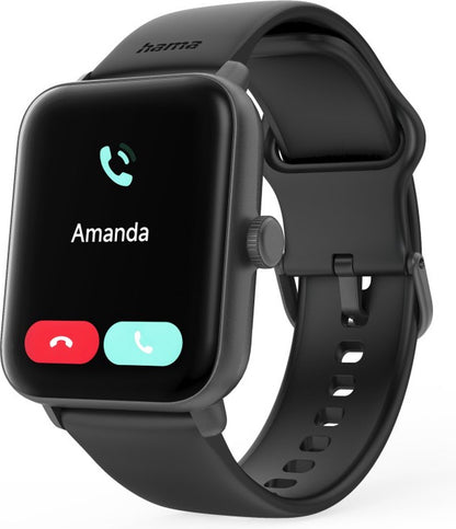 Hama Smartwatch 6010 – Montre Connectée GPS 44 mm avec Téléphonie, Étanche, Écran TFT