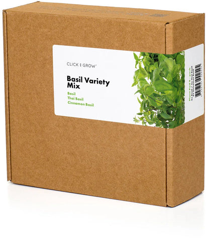 Click & Grow Smart Garden 3 Beige + Recharge Mix de Basilics (9 Capsules)