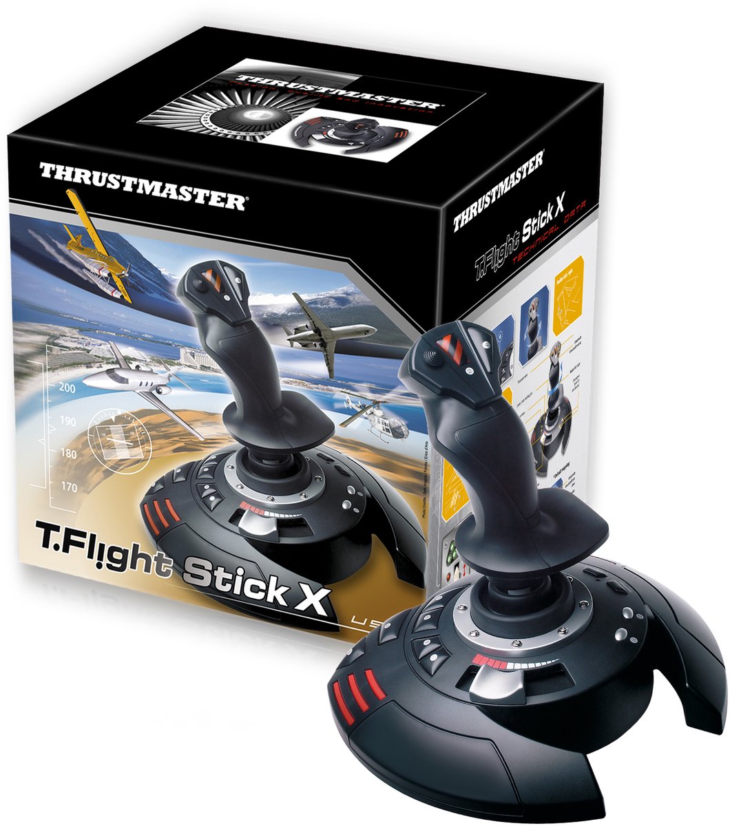 Thrustmaster T.Flight Stick X - Système de contrôle de vol - Joystick - pour PC