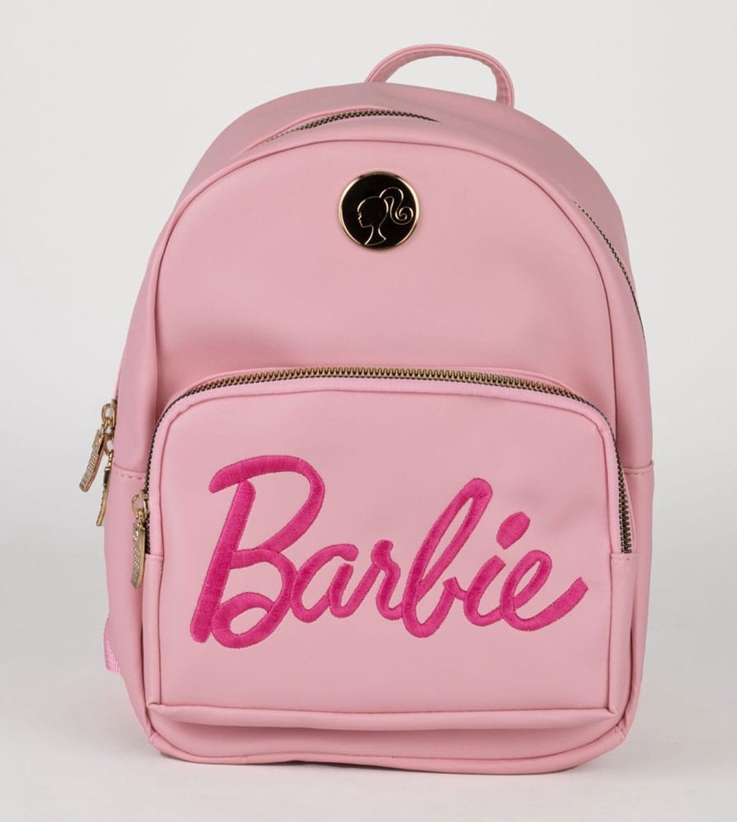 Barbie - Petit Sac à Dos - 27 cm x 21 cm - Double Fermeture Éclair - 3 Compartiments