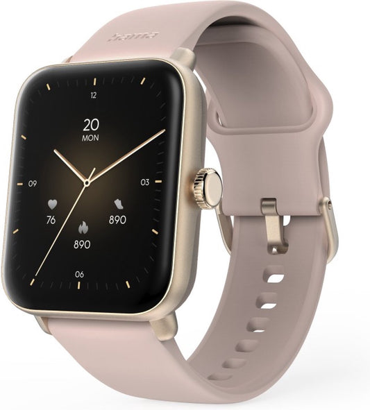 Hama Smartwatch 6010 – Montre connectée GPS avec fonction téléphone, écran TFT 44 mm, étanche