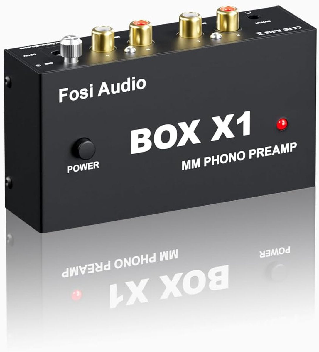 Fosi Audio Box X1 Préamplificateur Phono pour Platine MM avec Sortie RCA et Casque