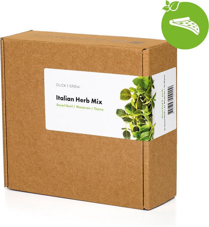 Click & Grow Recharge Mix Herbes Italiennes – 9 Capsules (3x3) pour Jardin Intelligent