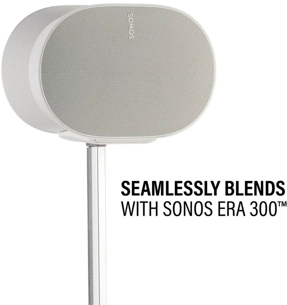 Sanus Pied d’Enceinte Réglable WSSE3A1-W2 pour Sonos Era 300 – Blanc