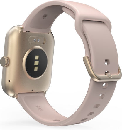 Hama Smartwatch 5000 – Montre Connectée Rosé avec Téléphone, Étanche, Analyse du Sommeil – 47 mm