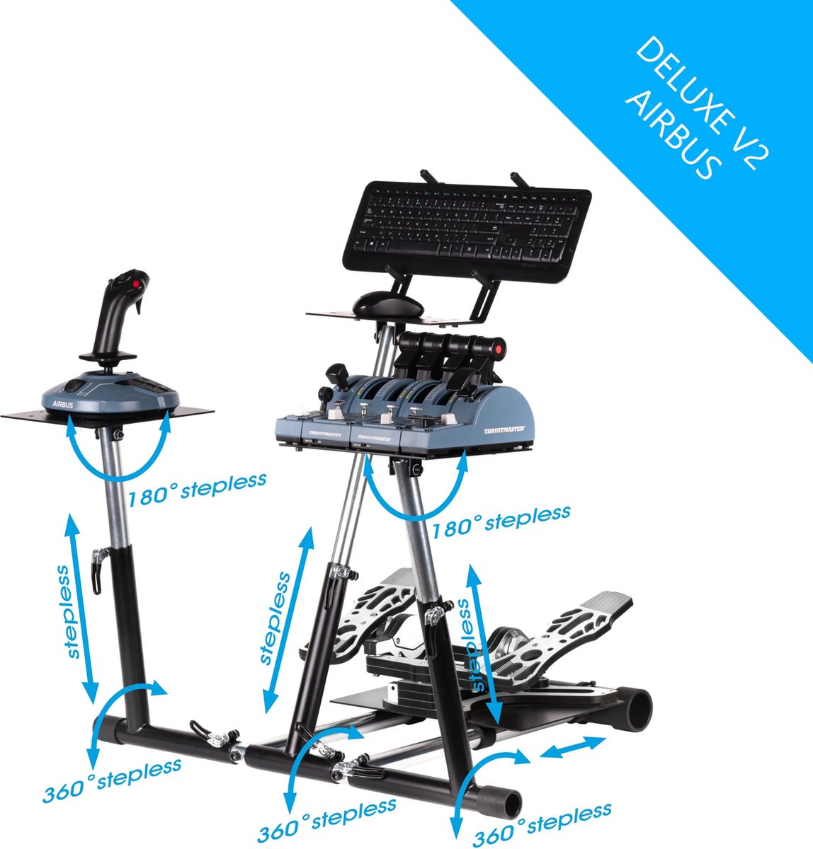 Wheel Stand Pro – Super Airbus – Deluxe V2 – Noir