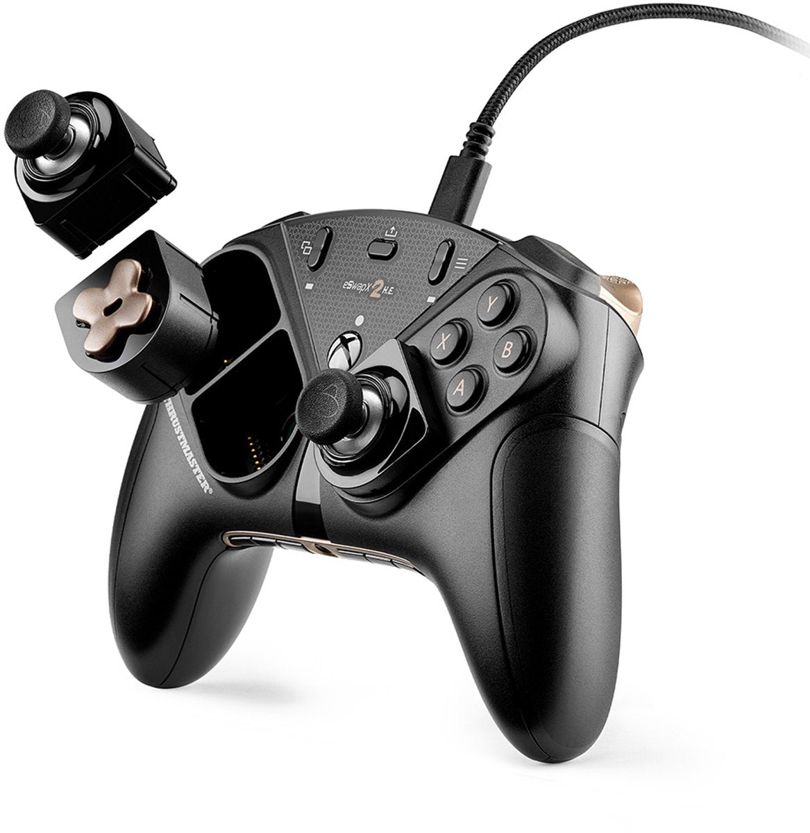 Thrustmaster ESWAP X2 H.E. Pro – Manette de jeu modulaire – Filaire – Boutons mécaniques T-MOD – Compatible Xbox Series X/S et PC – Noir