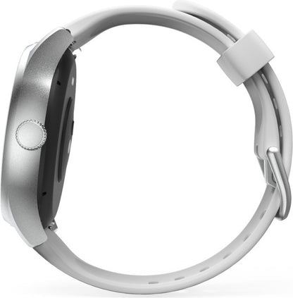 Hama Smartwatch 5010 – Montre Connectée Argent/Gris 46 mm Étanche avec Suivi du Sommeil