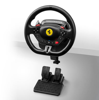 Thrustmaster T98-P Ferrari 296 GTB - Volant de course avec pédales - PS5, PS4, PC