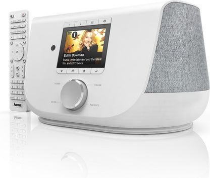 Hama Radio Numérique DIR3300SBT FM/DAB/DAB+/Radio Internet/App/Bluetooth® – Blanc
