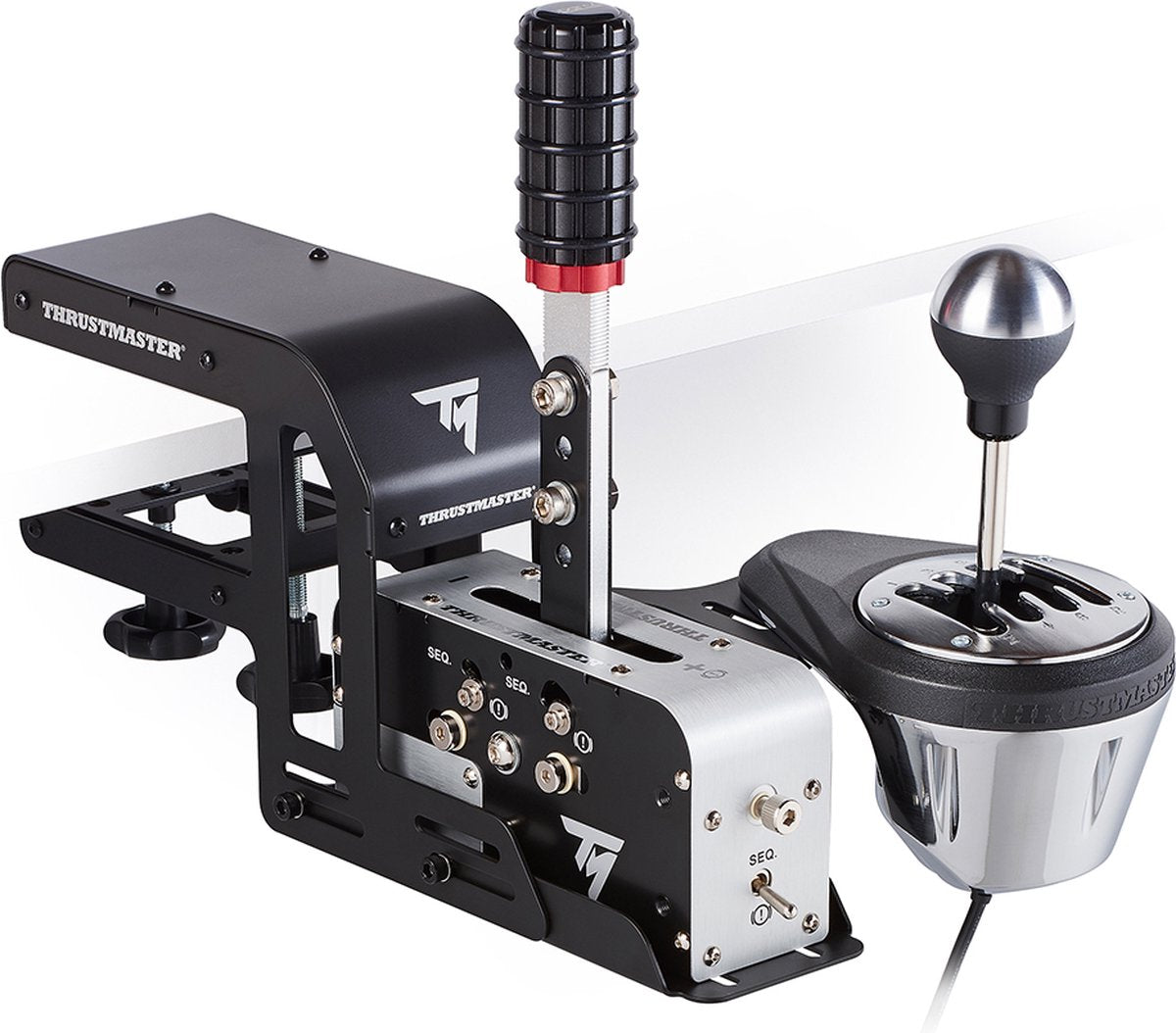 Thrustmaster TH8A + TSS Handbrake – Levier de vitesse et frein à main – Avec pince – PC, PS4, PS5 & Xbox