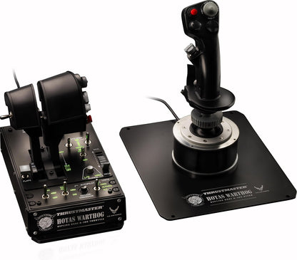 Thrustmaster Hotas Warthog - Système de contrôle de vol - Joystick et manette des gaz pour PC - métal - pour PC