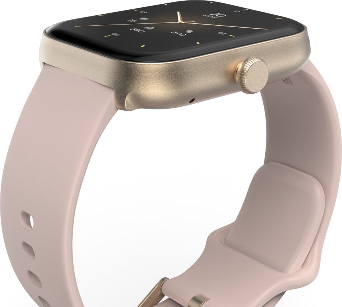 Hama Smartwatch 5000 – Montre Connectée Rosé avec Téléphone, Étanche, Analyse du Sommeil – 47 mm