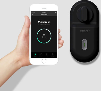 Igloohome Retrofit + Passerelle Wi-Fi – Pack de motorisation de serrure connecté
