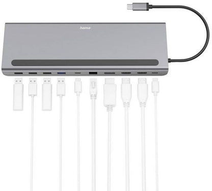 Hama Connect2Office Pro - Station d’accueil USB-C polyvalent