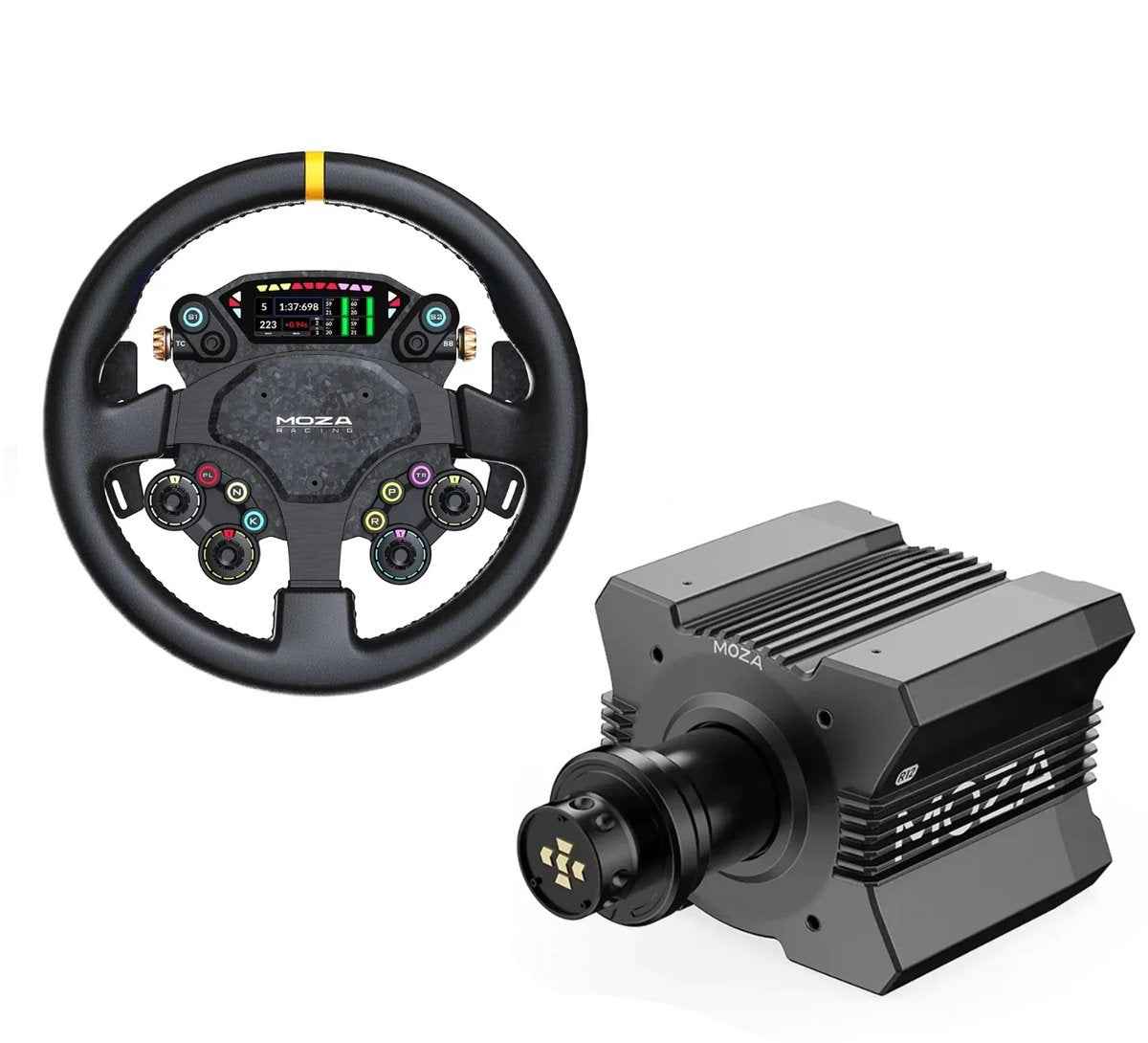 MOZA R12 V2 + CS V2P – Bundle Sim Racing Direct Drive 12 Nm – PC