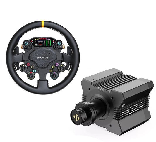 MOZA R12 V2 + CS V2P – Bundle Sim Racing Direct Drive 12 Nm – PC