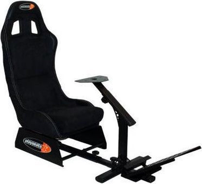 Playseat® Evolution - Siège de course ajustable - Cockpit pliable - Revêtement Alcantara - Noir