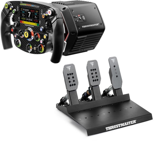 Thrustmaster T818 Black Edition + SF25 + Raceline Pedals III LC – Kit simracing Direct Drive – PC