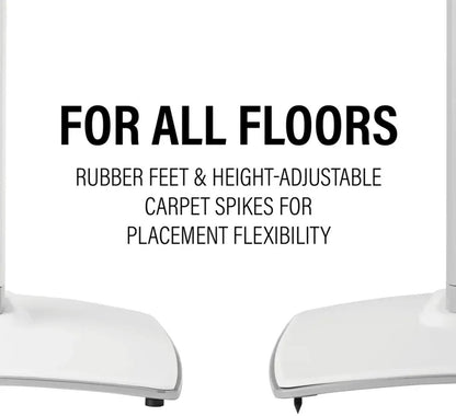 Sanus Pied d’Enceinte Réglable WSSE1A1-W2 pour Sonos Era 100 – Blanc