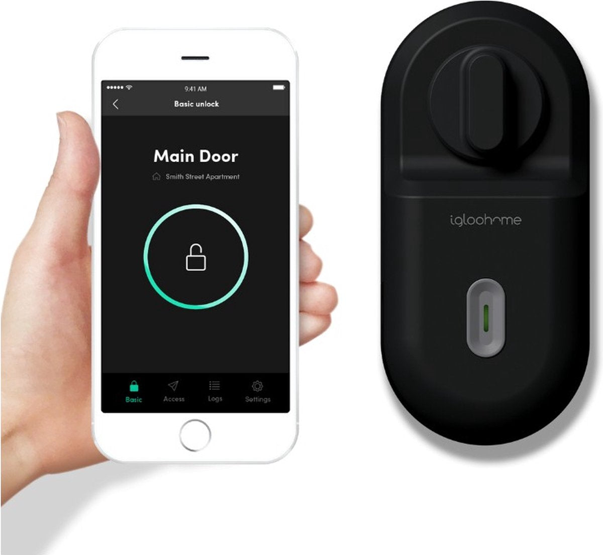 Igloohome Retrofit + Clavier + Passerelle Wi-Fi – Pack de contrôle d’accès intelligent complet