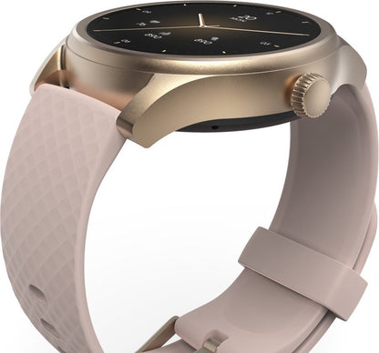 Hama Smartwatch 5010 – Montre Connectée Rosé 46 mm, Étanche avec Suivi du Sommeil
