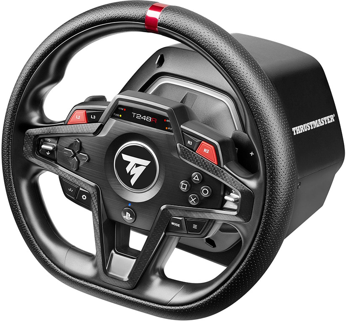 Thrustmaster T248R - Volant de course Force Feedback 3,1 Nm + pédalier - PS5, PS4, PC