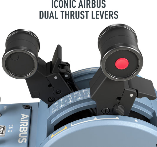 Thrustmaster TCA Quadrant Airbus Edition - Réplique manette des gaz Airbus - pour PC - 2 axes, 16 commandes - technologie magnétique H.E.A.R.T.