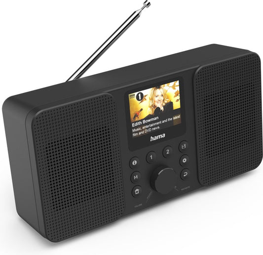 Hama DIR10 – Radio numérique avec DAB+, radio Internet, Bluetooth® RX et contrôle via application