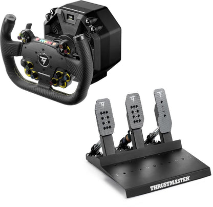 Thrustmaster T598 Servo Base + EVO Racing 31U Leather + Raceline Pedals III LC – Kit simracing Direct Drive – PC / PS4 / PS5