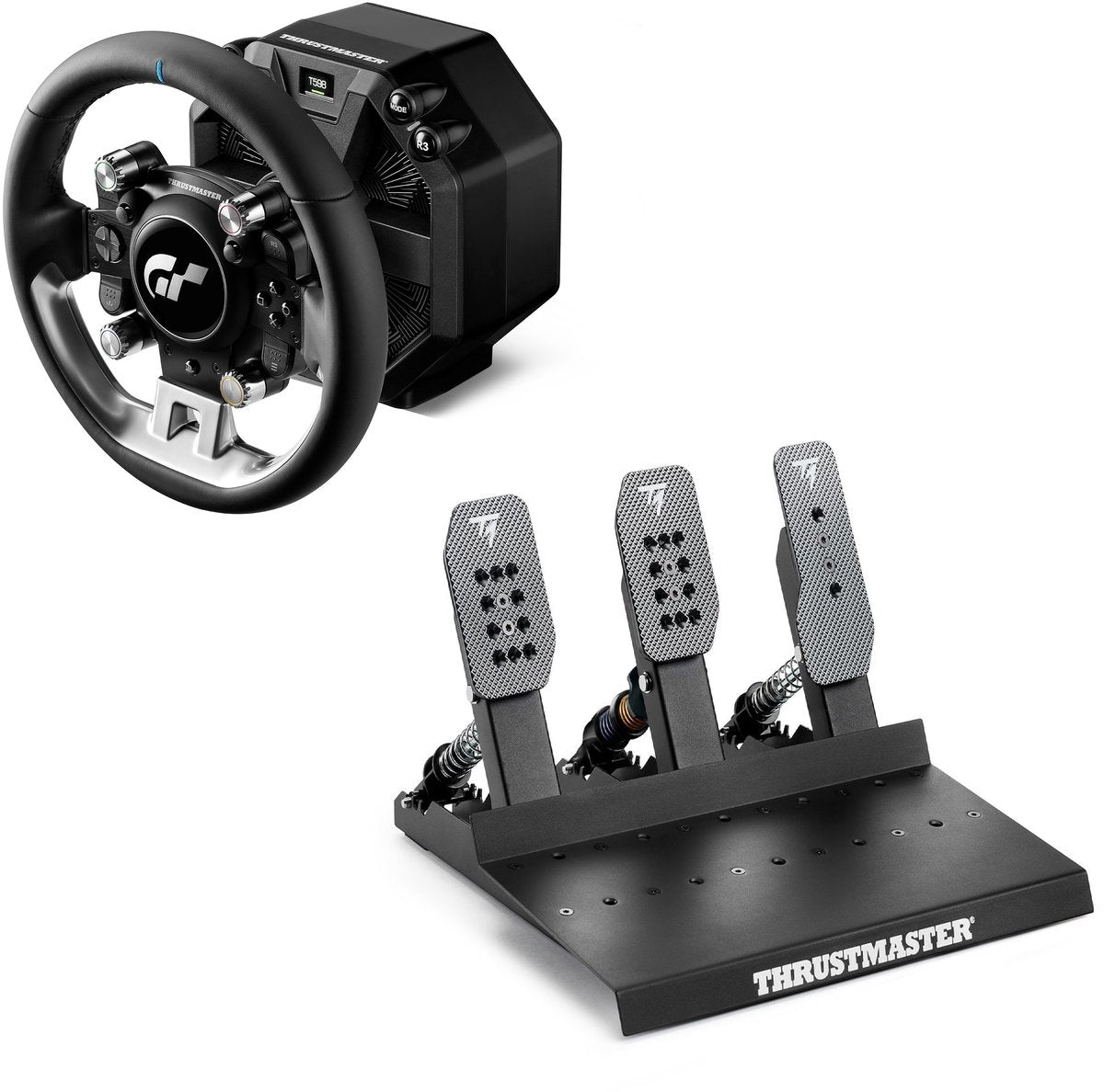Thrustmaster T598 Servo Base + GT Wheel Add-On + Raceline Pedals III LC – Kit simracing Direct Drive – PC / PS4 / PS5